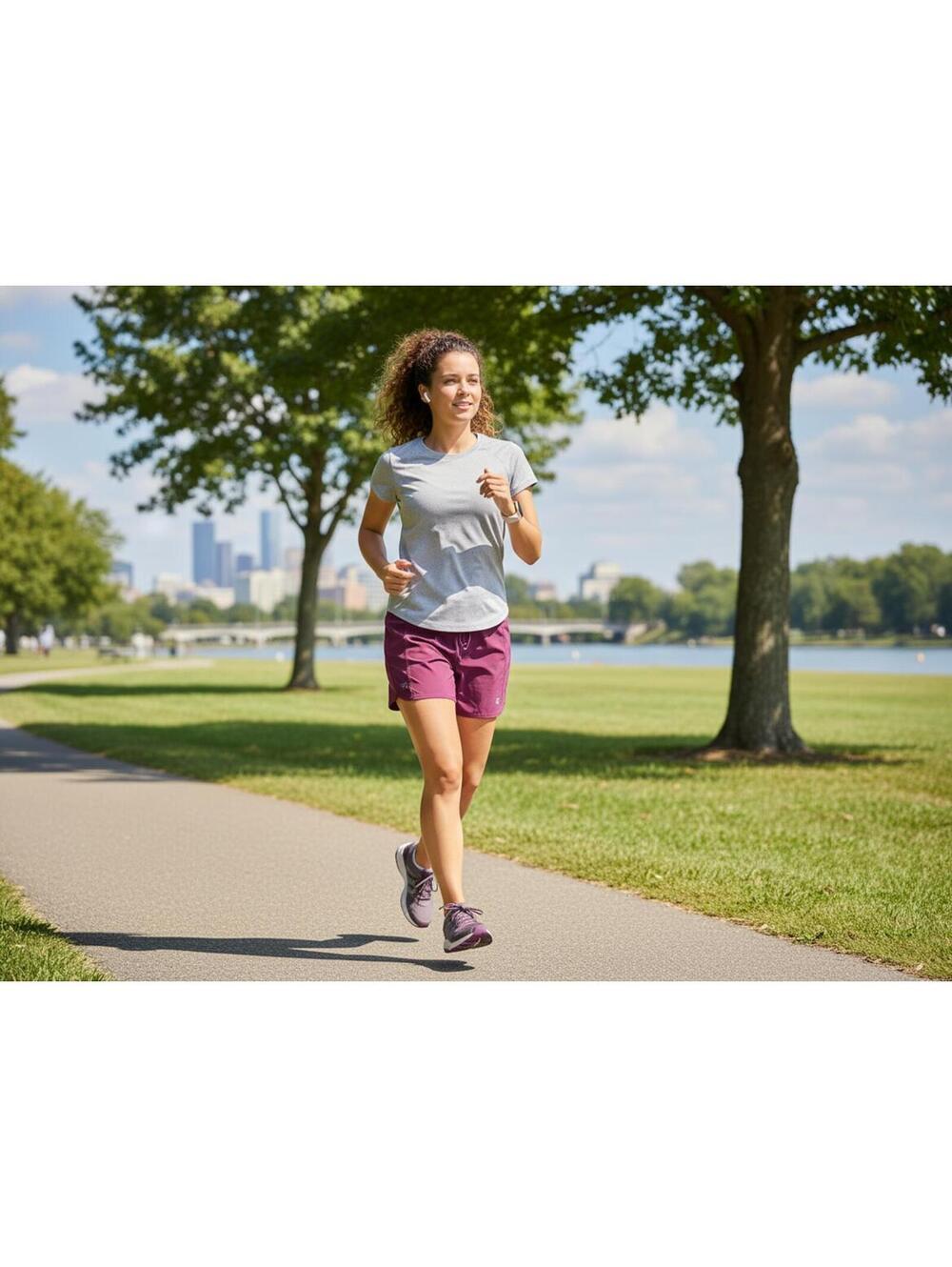 New Women's Title Nine AntiRun Athletic Shorts with Zip Pocket Size Small
